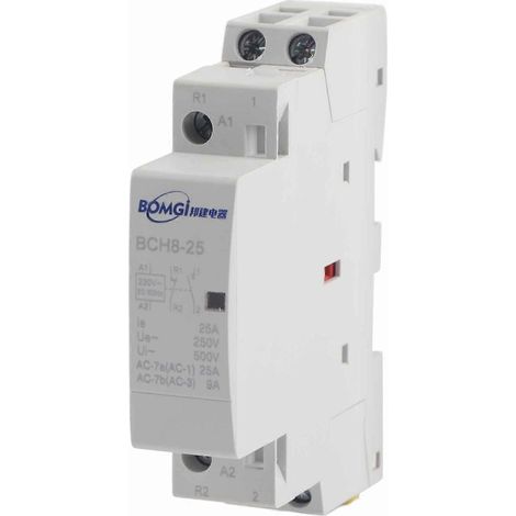 2P 25A 220V/230V 1NO 1NC 50/60HZ DIN-Schienen-Haushalts-Wechselstromschütz