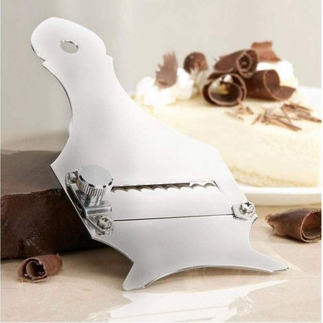 1 Pcs Fromage Chocolat Légumes et Truffe Trancheuse - Acier Inoxydable Réglable Élégant Durable Rasoir Rasoir Lame-Fei Yu