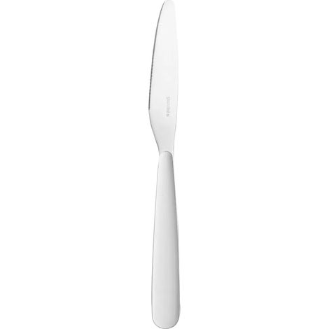 Cuchillo de mesa de acero inoxidable blanco