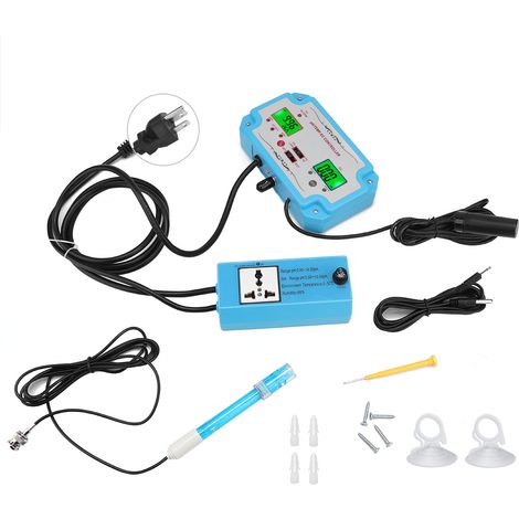 Medidor de Calidad del Agua 3 en 1 pH y EC con Compensación de Temperatura, Pantalla LCD – Ideal para Hidroponía y Acuarios (1/5)
