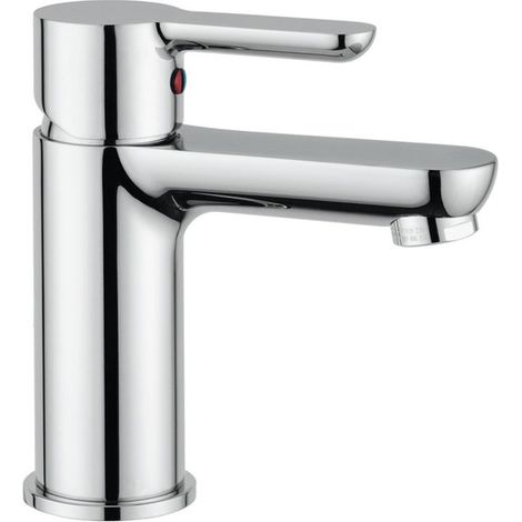 Nobili ABC Series Washbasin Mixer AB87118/2CR Chromé - Laiton (1/4)