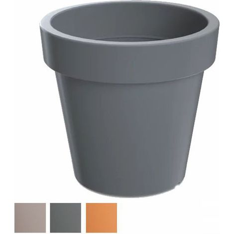 Vaso Lofly Tondo Tortora 13 H 12 Pplast
