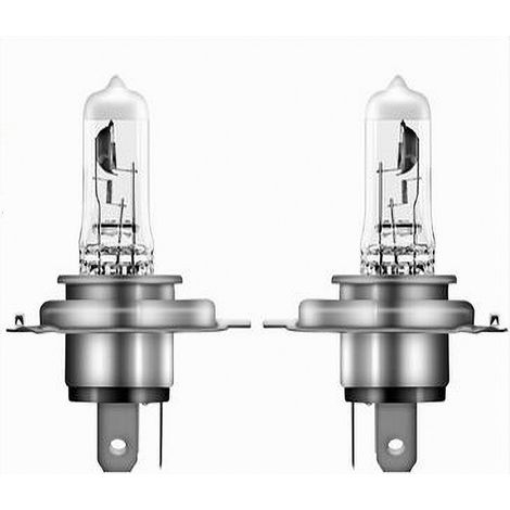 TRADE SHOP - Lampadine Alogene Per Auto H4 60/55 W 12v Luce Calda Di Ricambio Maxtech H4-g001 - (1/2)