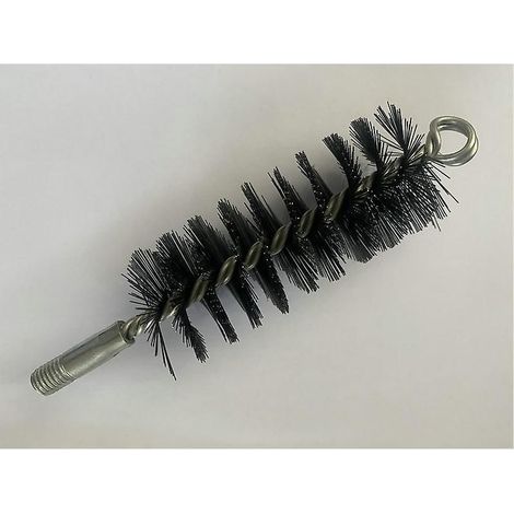 Brosse de ramonage pour cheminées et poêles - Poils en acier résistants pour le nettoyage intérieur et extérieur - 60 mm (1/5)