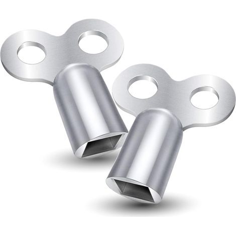 Set mit 2 robusten Heizkörperentlüftungsschlüsseln, kompatibel mit Haushaltsheizungen, energiesparend (1/5)