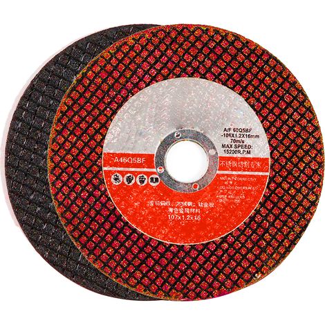 Lot de 25 disques à tronçonner ultra-minces double maille résine rouge pour meuleuse d'angle (1/5)