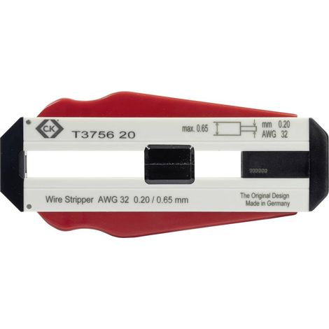 Dénudeur de fil C.K T3756 20 adapté pour Fils en PVC, Fils PTFE 0.20 mm (max) (1/3)