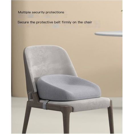 Coussin De Chaise - 6 Cm D Epaisseur - Tissu Maille Respirant - Portable - Lavable - 1 Unite (1/5)
