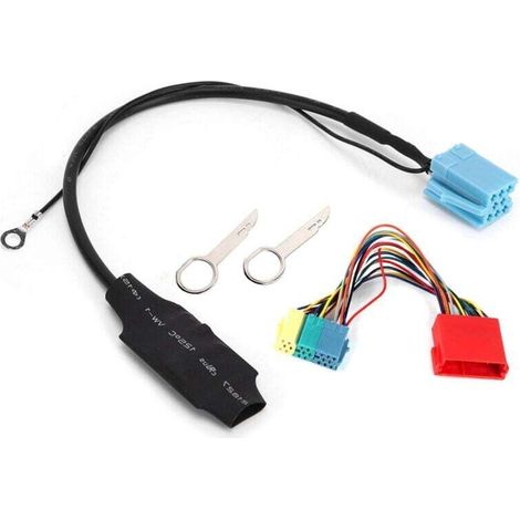 Adaptador Bluetooth AUX, conector Bluetooth 5.0 de 20 pines / 8 pines para autorradio. Adecuado para reemplazar los modelos A2, A3, 8L, 8P, A4, B5, B6, B7, A6, A8, TT, Chorus, 2, Concert, 1/2 y Sympho