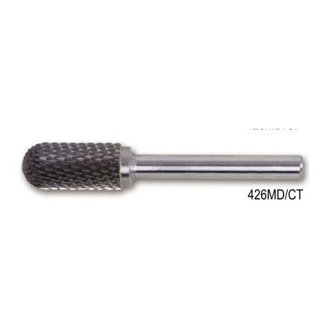 Beta-Rotationsfeile, Wolframkarbid, zylindrisch, abgerundet, 8 x 19 mm, Schaft 6 mm, 426MD CT8