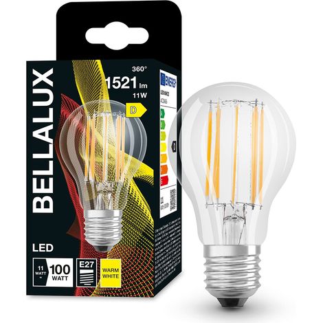 Bellalux Lampadina Led Trasparente e27 Bianco Caldo (1/4)