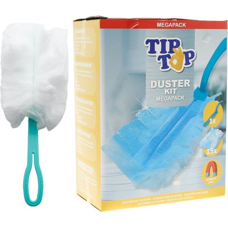 KIT RIMOZIONE POLVERE DUST BRUSH 1 MANICO + 15 SPAZZOLE (1/5)