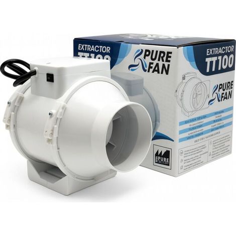 Grow Abluftset Basic 100 mm 145 bis 187 m³ h Rohrventilator Lüftungssystem (1/5)