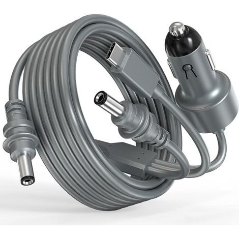Starlink Mini 3-in-1-Stromkabel, USB Typ-C, 12-24 V, Zigarettenanzünderstecker und DC-Stecker, Kfz-Ladeadapter und DC-Anschluss für Starlink Mini (3 m) (1/4)