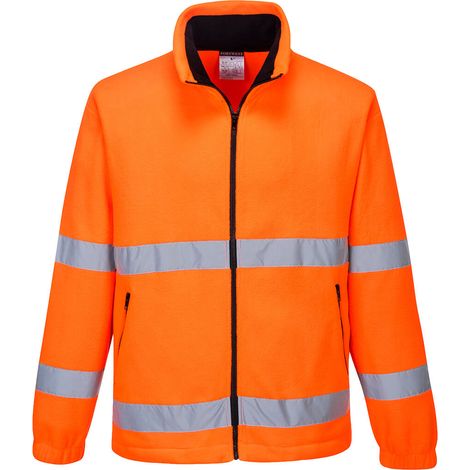 polaire coupe vent hv - taille m - orange - portwest