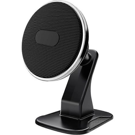 Support magnétique pour téléphone de voiture, support de tableau de bord, support antidérapant pour téléphone de véhicule-7.8X4.6cm-Black (1/3)