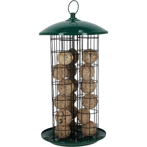 DISPENSER XXL PER PALLE DI GRASSO PER UCCELLI SELVATICI DEL BOSCO