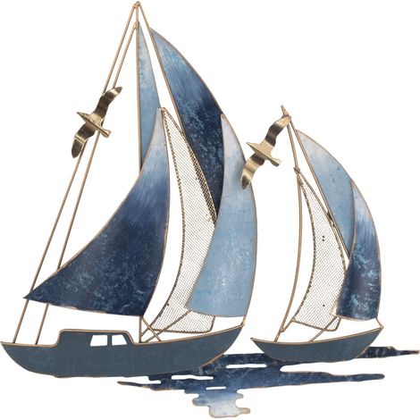 Maritime Wanddekoration: Segelschiff, maritime Dekoration für Zuhause und Büro, Küstenstil