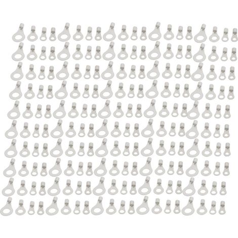 200 pièces anneau nu deux types bornes isolées sans fil diviseur tonne