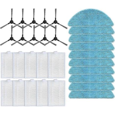 Chiffons de nettoyage pour filtre HEPA à brosse latérale HEXO Duo, pièces de rechange et accessoires pour aspirateur robot (1/5)
