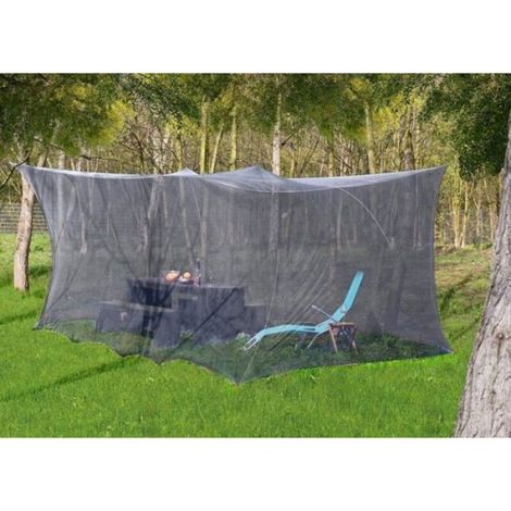 Moustiquaire De Lit - Maille 220 - Forme Box - Polyester - Noir - 680 G (1/5)