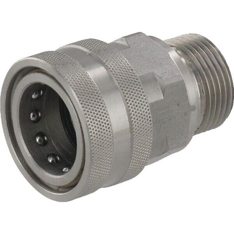 Schnellkupplung Durchmesser18,2mm x AG 1/4" RVS UNIVERSAL 2704141KR