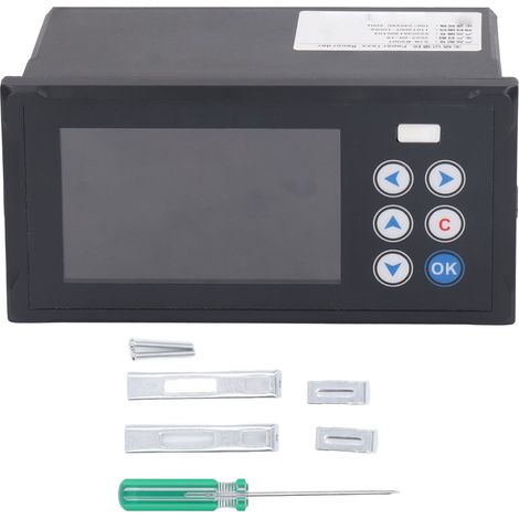 Enregistreur de température multicanaux 4 pouces, 4 canaux, 2 alarmes, appareil de mesure de température numérique sans papier, 100 à 240 V (1/5)