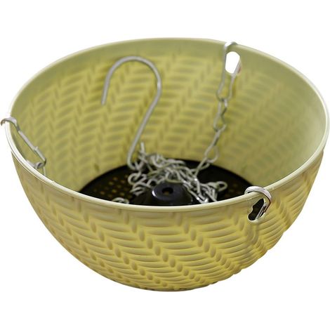 Panier suspendu pour plantes, jardinière décorative d'intérieur extérieur, pot succulentes (1/5)