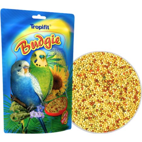Tropifit Budgie 700g - Alimento para periquitos durante todo el año (1/3)