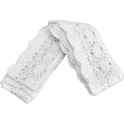 Accessoires pour cheveux en dentelle à faire soi-même, pinces à cheveux, vêtements, fil de coton, décorations de fête en dentelle vintage (1/5)