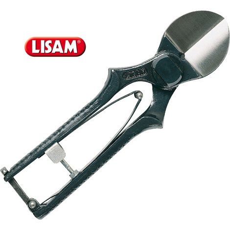 FORBICI POTA ACCIAIO DOPPIO TAGLIO 19cm POTATURA PROFESSIONALE LISAM