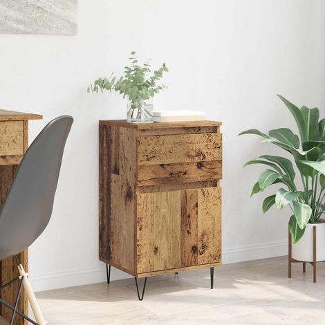 vidaXL Buffet Bois ancien 35 x 40 x 70 cm Bois d'ingénierie (1/5)