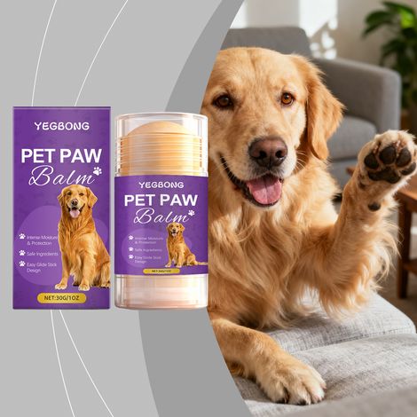 Baume pour coussinets en stick - Soin doux pour les coussinets de votre chien, hydratant et nourrissant pour un entretien quotidien - 30 g (1/5)