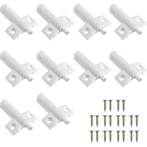10 Pièces Amortisseur Porte Placard,Tampon Amortisseur Quiet,Amortisseur de Porte de Cuisine,Coussin Amortisseur pour Armoire,Meubles de Maison (1/5)