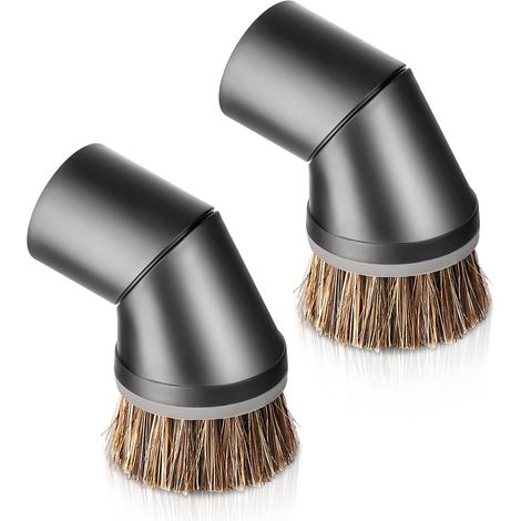 2 brosses pour aspirateur Miele séries C et S, brosse à poussière de 35 mm SSP-10, 07132710, brosse à poussière de rechange à tête pivotante à 360° pour aspirer les canapés (1/5)