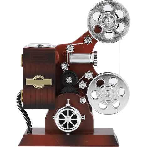 Projecteur de Film Vintage, boîte à musique ABS Antique, pour théâtre, maison, salle d'étude, décor de Table de bureau (1/5)