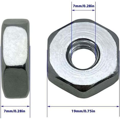 5 Pièces Écrou Barre Couvercle Pignon Remplacement Tronçonneuse Compatible MS240 MS260 MS270 MS280 MS290 MS310 MS340 MS360 MS390 MS440 MS460 (1/3)