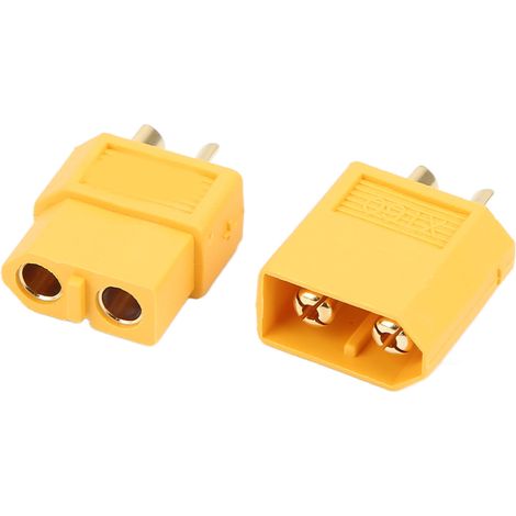 Connecteurs XT60 mâle femelle fiche plaquée or pour batterie Lipo RC, voiture avion modèle (1/5)