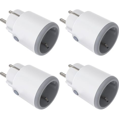Prise Connectée 16A avec Mesure Actuelle Intelligente 3680W Télécommande/Contrôle Vocal Programmable Smart Plug (1/5)