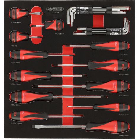 KS Tools - Module de vissage, 28 pièces - 712.5028
