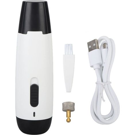 Outil de toilettage de pattes électrique rechargeable professionnel à faible bruit pour broyeur à ongles pour chat (1/5)