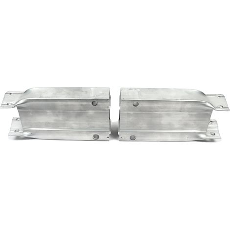 Soporte de parachoques, plástico ABS, reemplazo directo, par (1/2)