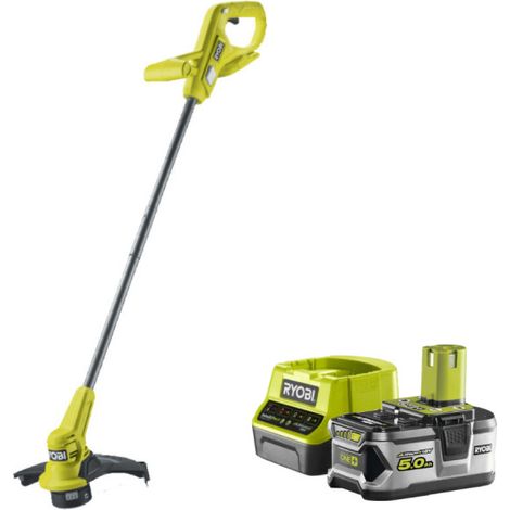 Confezione RYOBI Tagliabordi - tagliabordi 18V OnePlus RY18LT23A-0 - 1 Batteria 5.0Ah - 1 Caricabatterie rapido RC18120- (1/5)