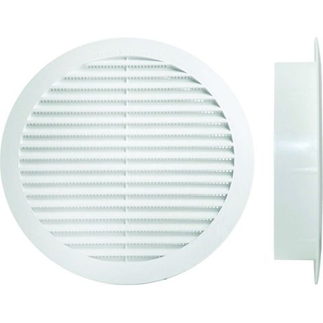 Griglia Aerazione Tonda Fissa In Plastica - ø mm.60 - 25 pz