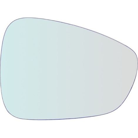 Vetro specchio retrovisore lato dx per citroen c3 ii (sc) dal 2009- (1/4)