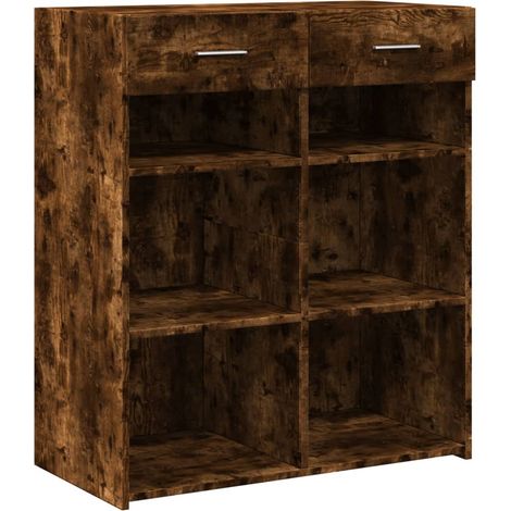 Credenza buffet cassettiera mobile contenitore organizer cucina soggiorno soggiorno 80 x 42,5 x 93 cm derivati del legno marrone 020031115