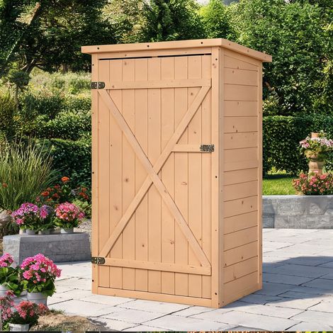 Chariot de jardin naturholz en tanne 75 x 56 x 115 cm (1/5)