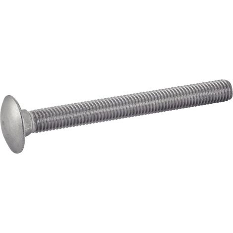 Vis tête ronde collet carré ACTON DIN 603 M6 x 90 mm Inox A2 - boîte de 100 (1/3)
