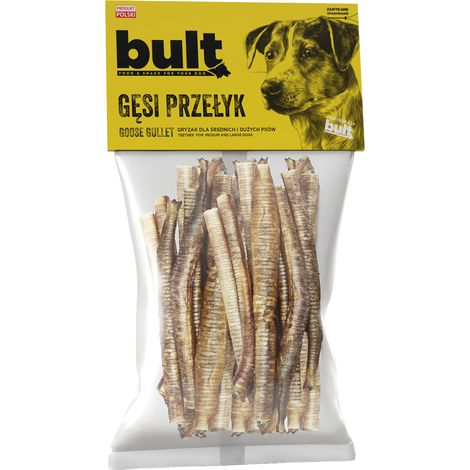 BULT masticable natural para perros, esófago de ganso, 35 g, desecado. (1/3)
