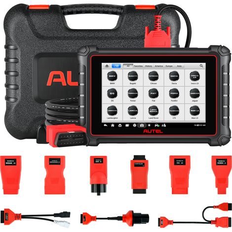 AUTEL MP900 KIT : outil de diagnostic automobile pour la lecture et le décodage des calculateurs (ECU) et l'effacement des codes d'erreur - version internationale